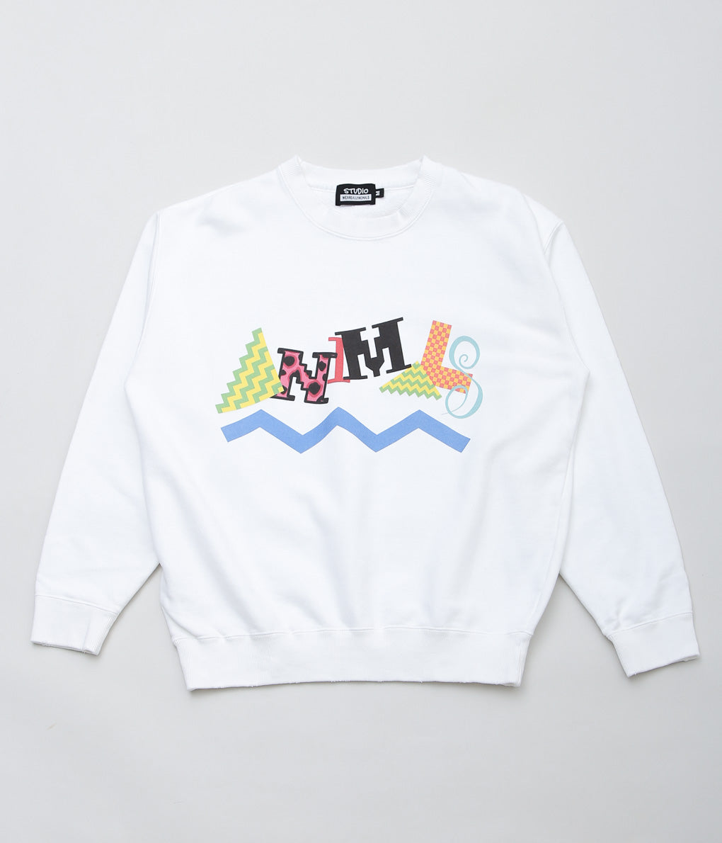 STUDIO WEAREALLANIMALS ''FUTURE SWEATSHIRT'' (WHITE)