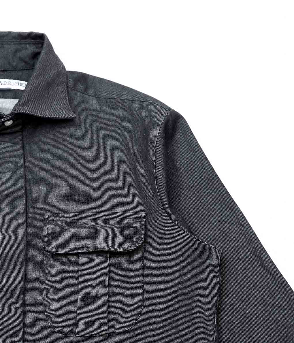 INDIVIDUALIZED SHIRTS ''HUNTER TWILL FLY JACKET'' (BLACK)