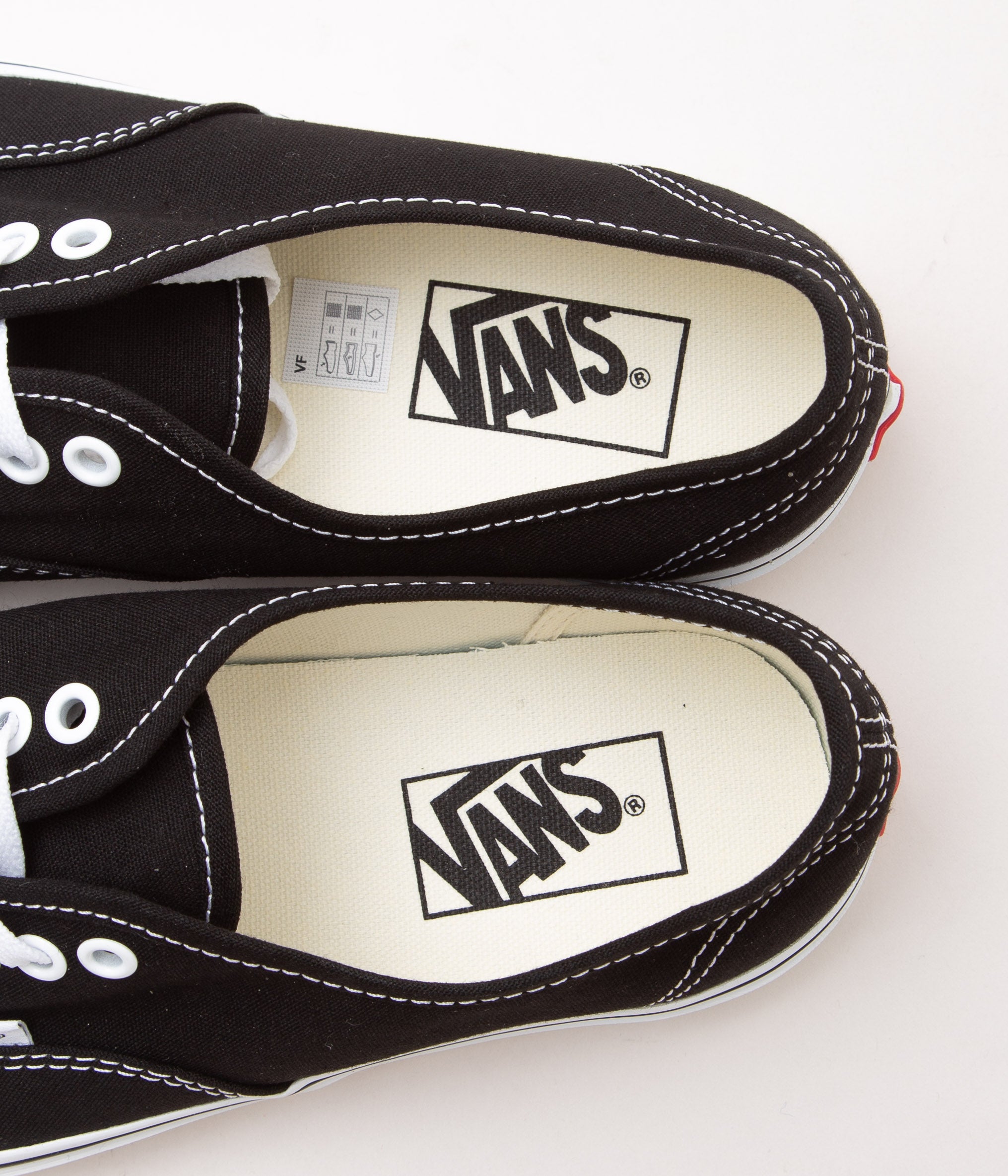 Vans authentic vintage top black