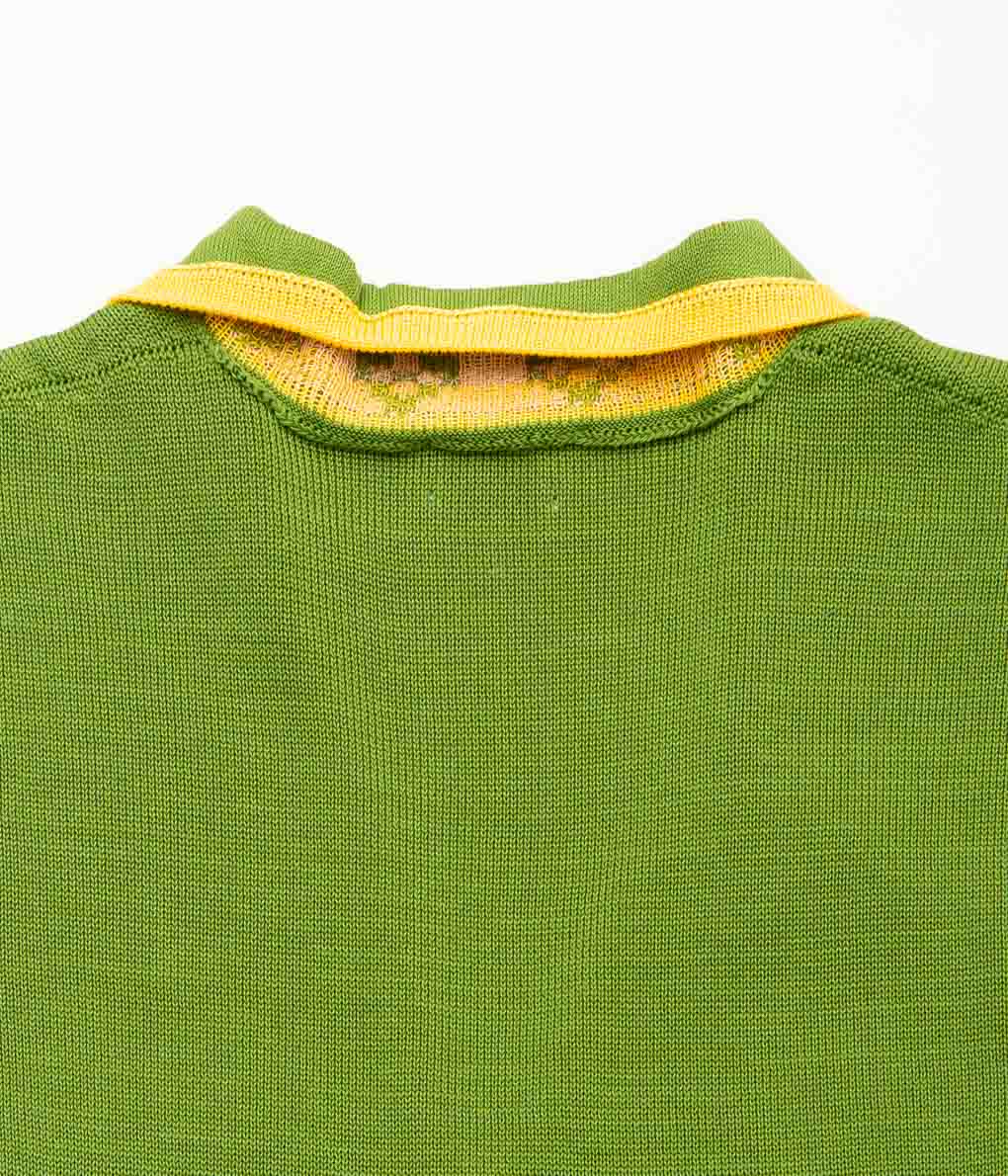 BODE ''WELLFLEET JACQUARD TOP'' (GREEN)