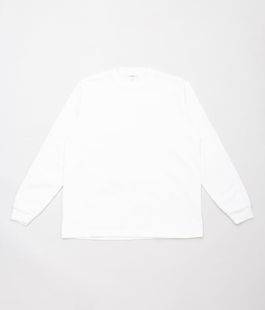 LADY WHITE CO. "L/S RUGBY TEE" (WHITE)