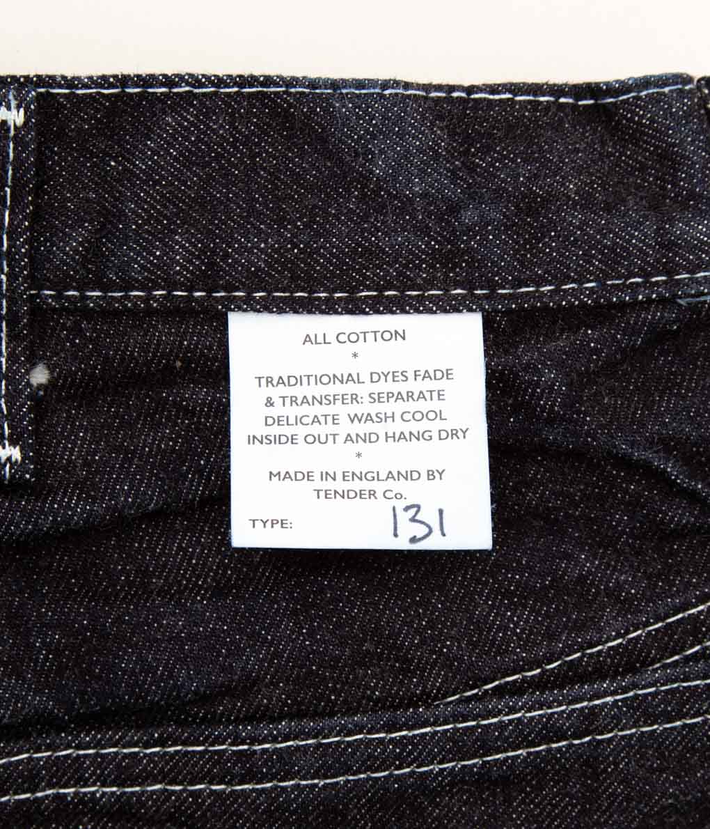 Tender Type 131 Lost Jeans 16oz Selvage Denim Rinsed