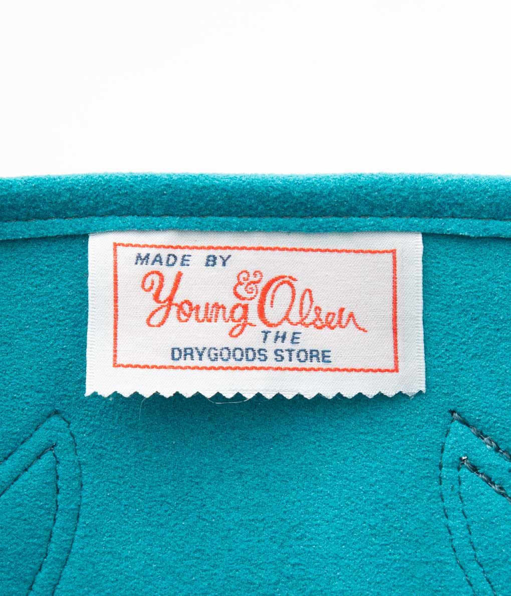 YOUNG&OLSEN THE DRYGOODS STORE ''ULTRASUEDE_ TOTE M'' (SOUTH BEACH BLUE)