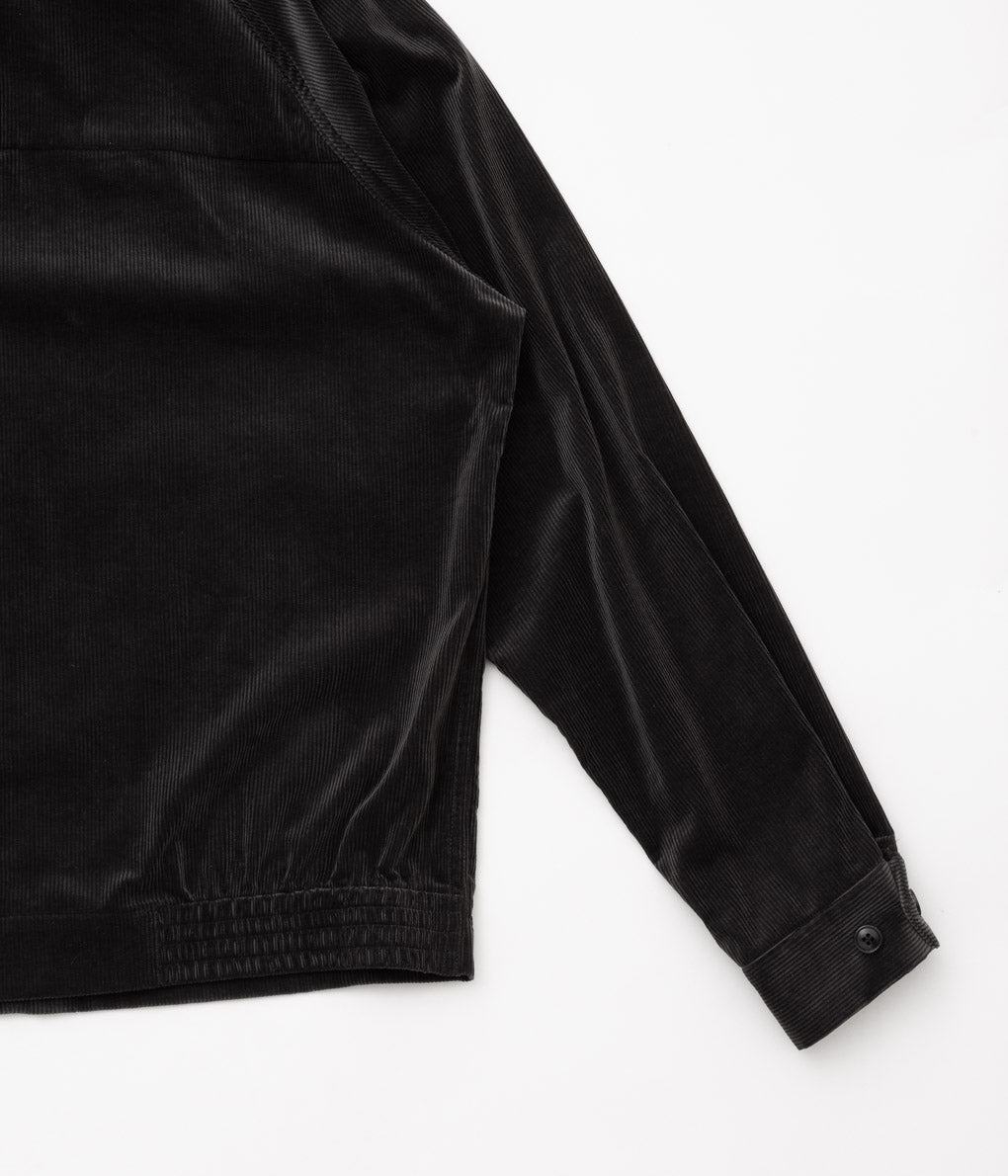 OLDMAN'S TAILOR ''ZIP BLOUSON'' (CORDUROY BLK)