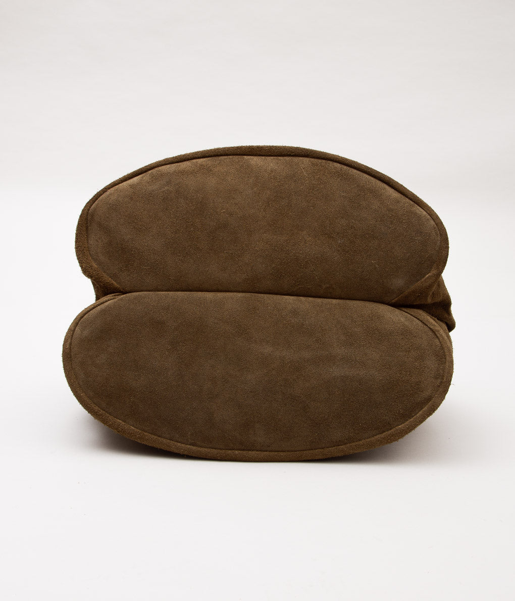 GABRIELA COLL GARMENTS ''NO.17 HOOF BAG'' (BROWN SUEDE)