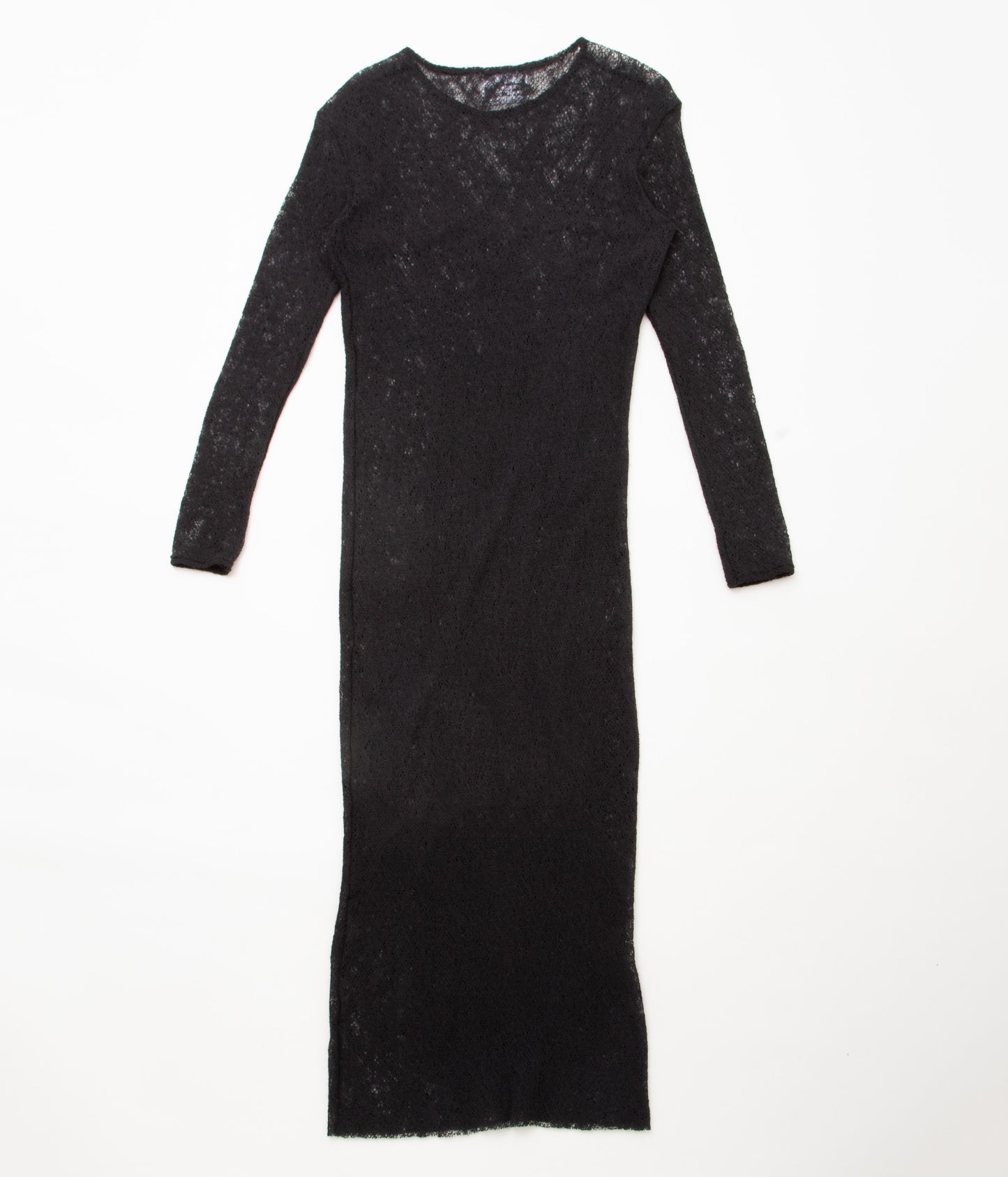 GABRIELA COLL GARMENTS ''NO.293 MERINO WOOL KNITTED DRESS'' (BLACK)