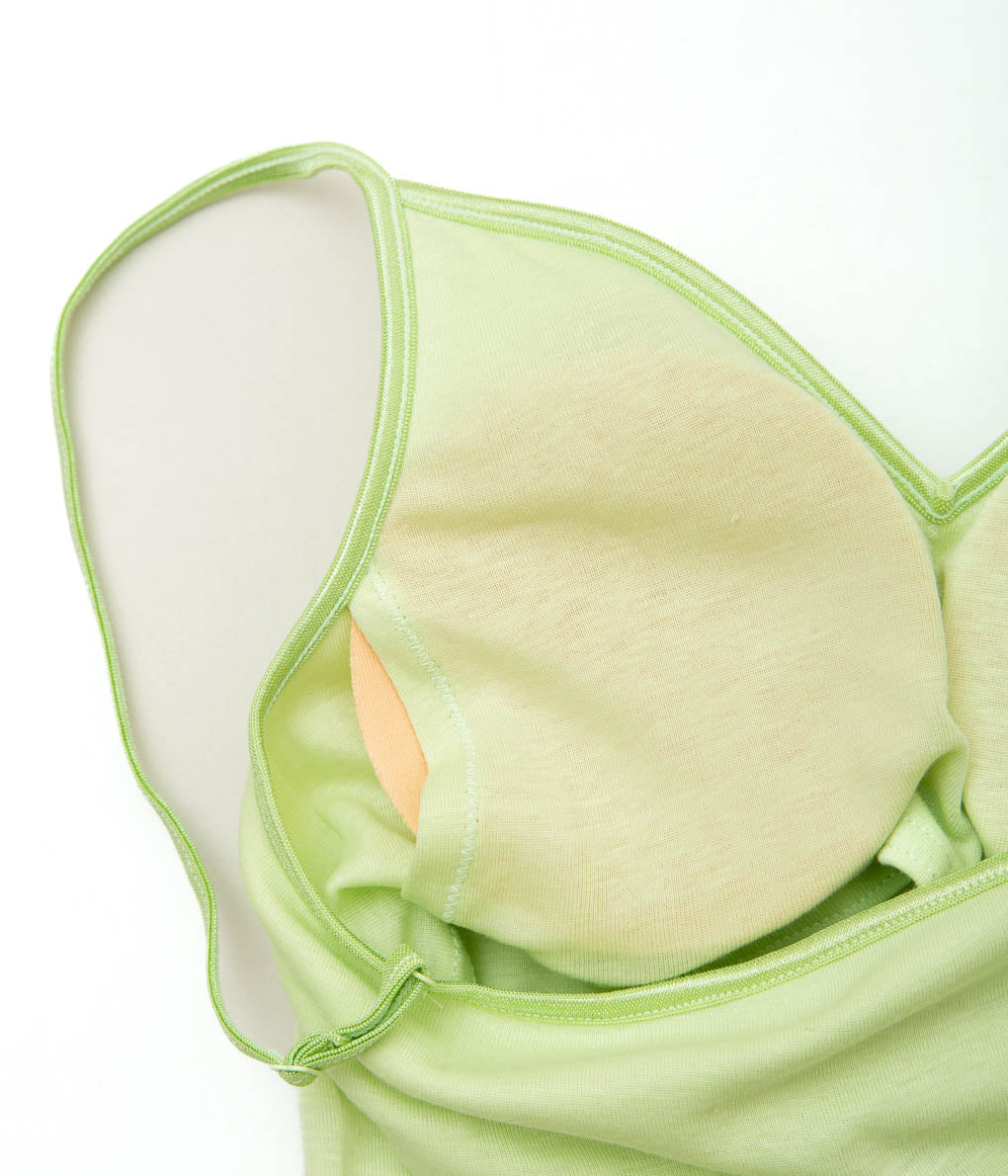 SOUPLE LUZ ''BRA PAT CAMISOLE'' (LIME)