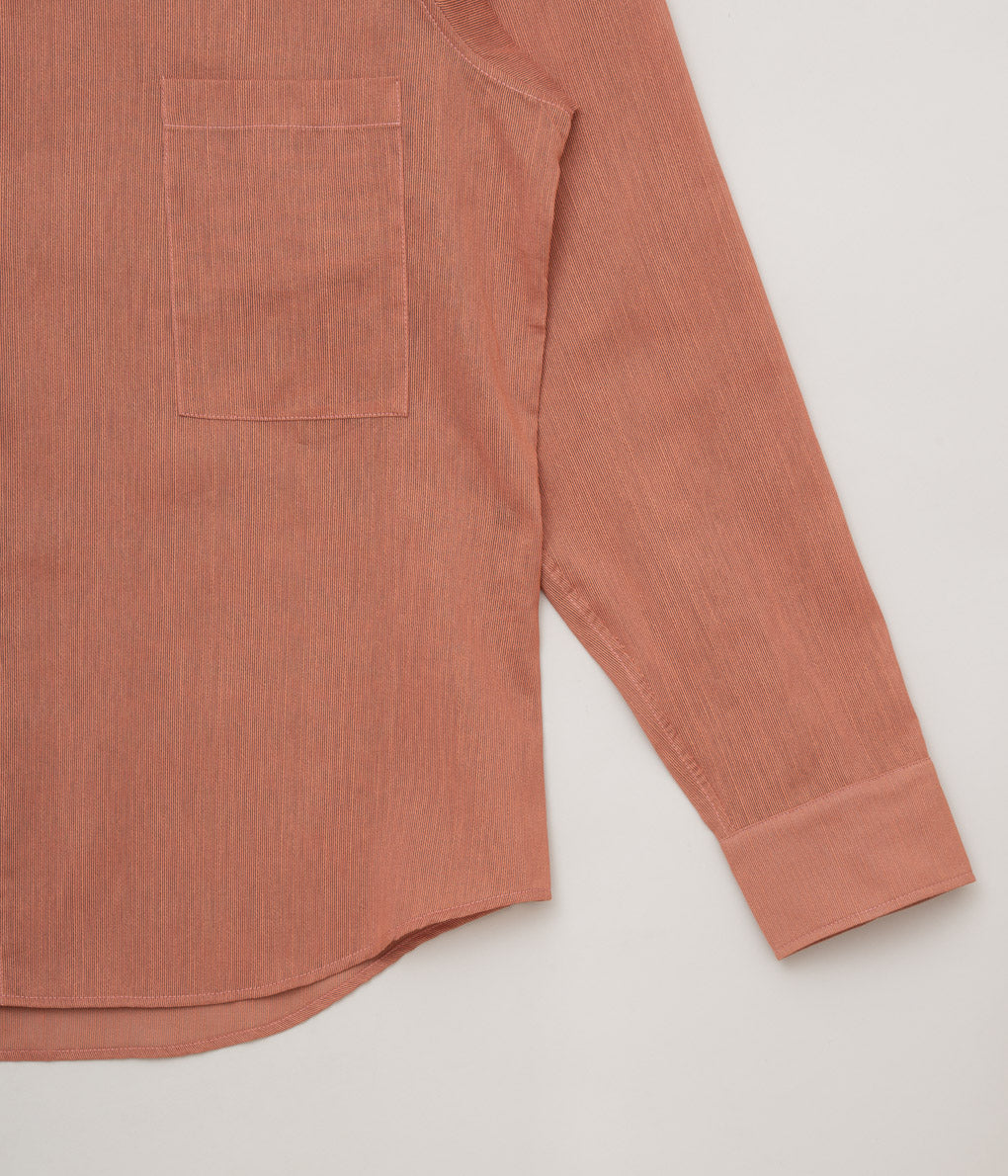 K`ANG''UNISEX 2 FRONT POCKET OVERSIZE SHIRT''(TERRACOTTA)