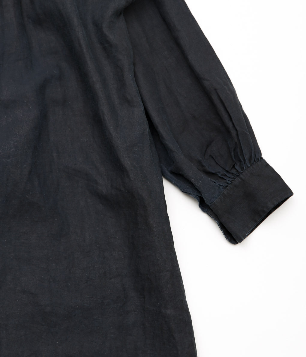 USED&VINTAGE''1890-1900's INDIGO LINEN SMOCK''(INDIGO)