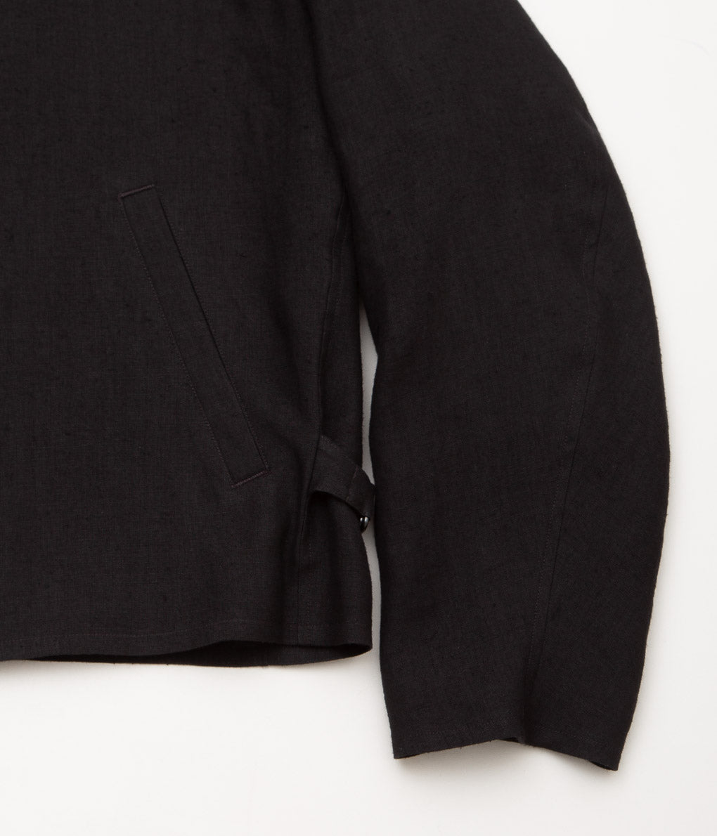 COMOLI  "カナパ ジップショートジャケット"(BLACK)