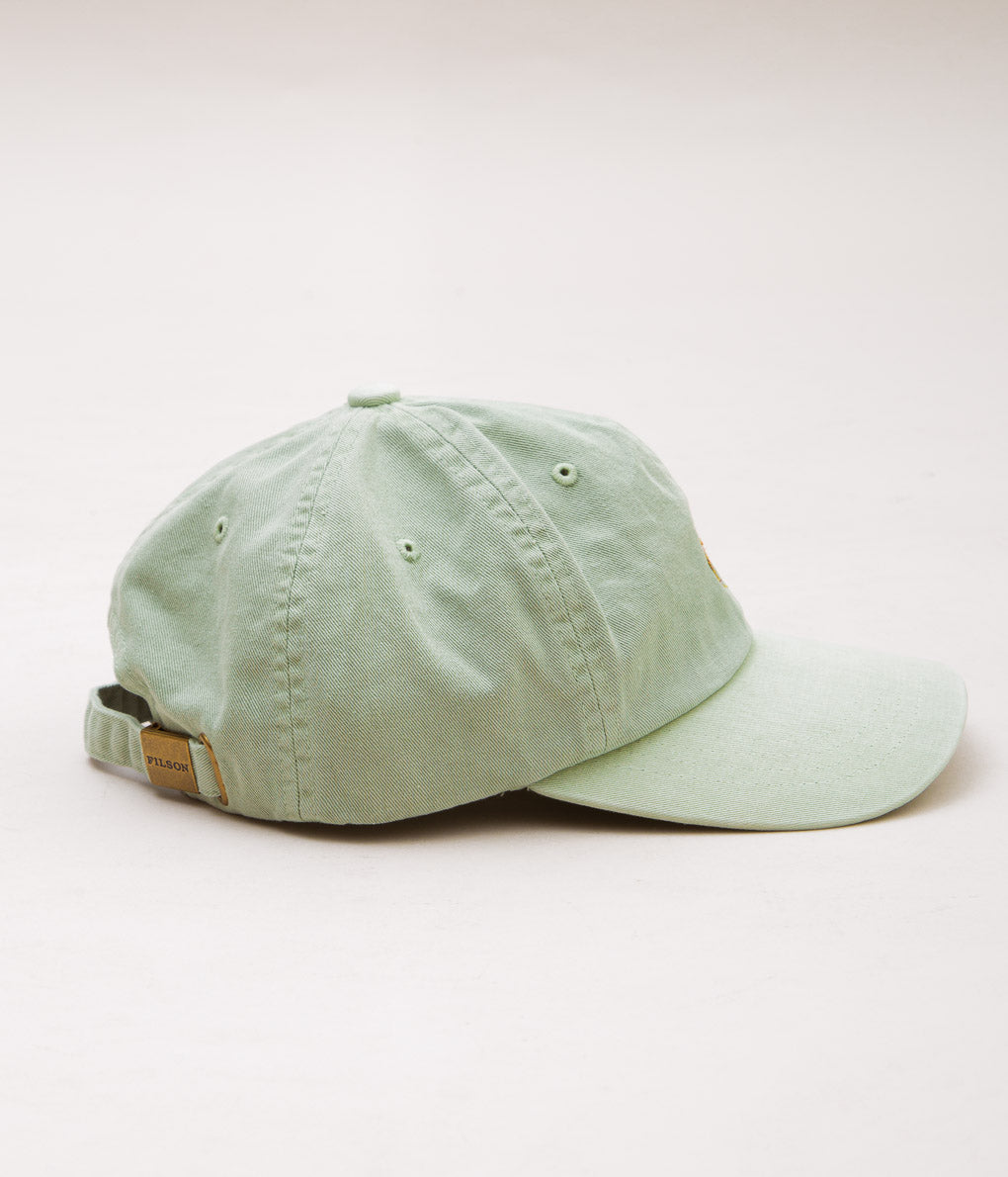 FILSON "WASHED LOW PROFILE LOGGER CAP"(MINT/TROUT)