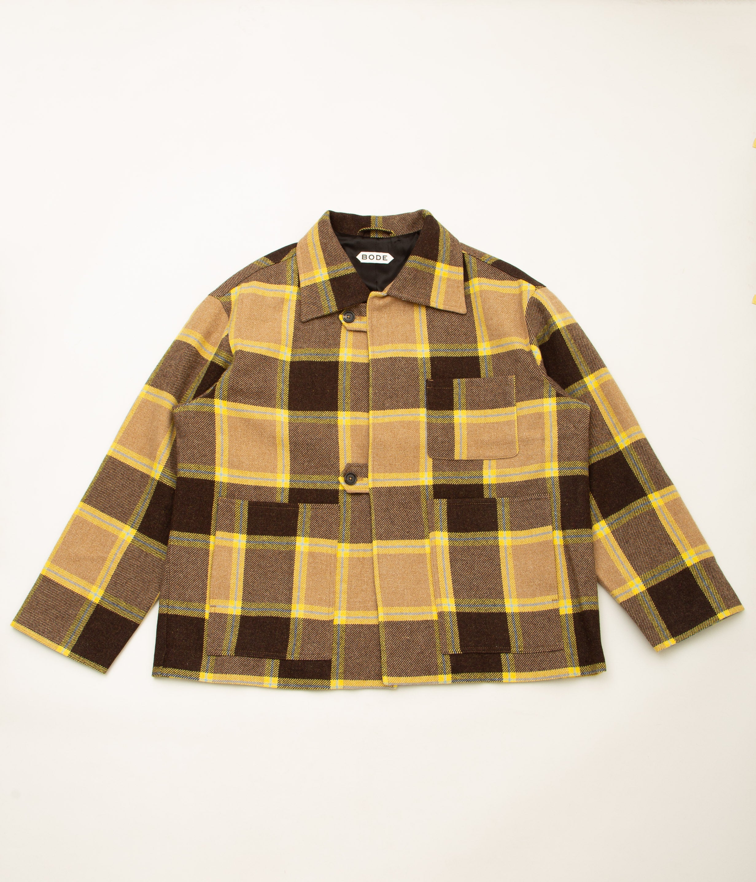 ジャケット・アウター bode Clinton Street Plaid Coat bode Clinton Street Plaid Coat