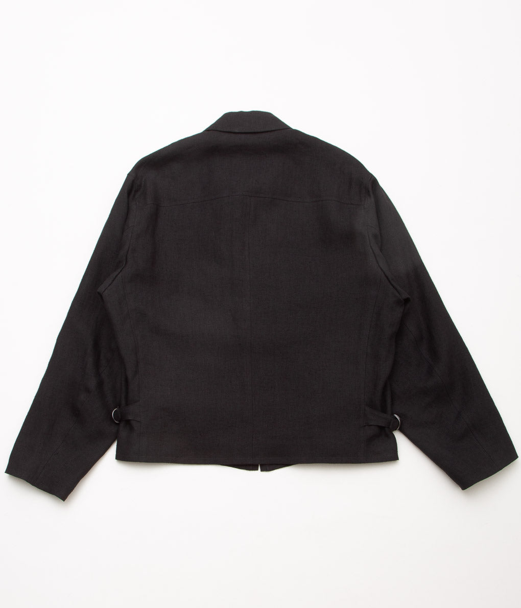 COMOLI  "カナパ ジップショートジャケット"(BLACK)