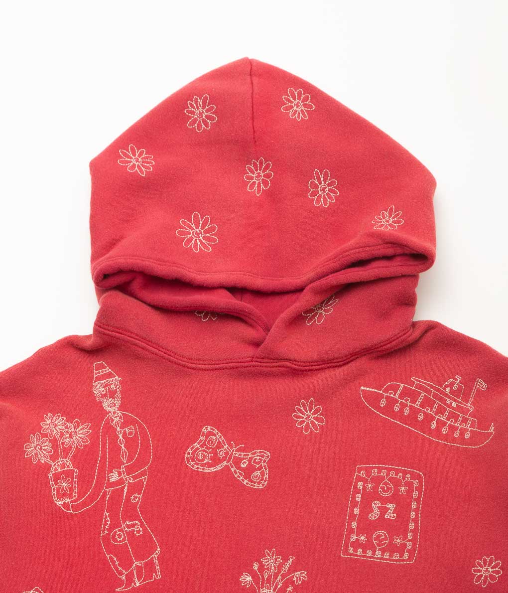 SAMUEL ZELIG ''COMMUNE HOODIE'' (RED)