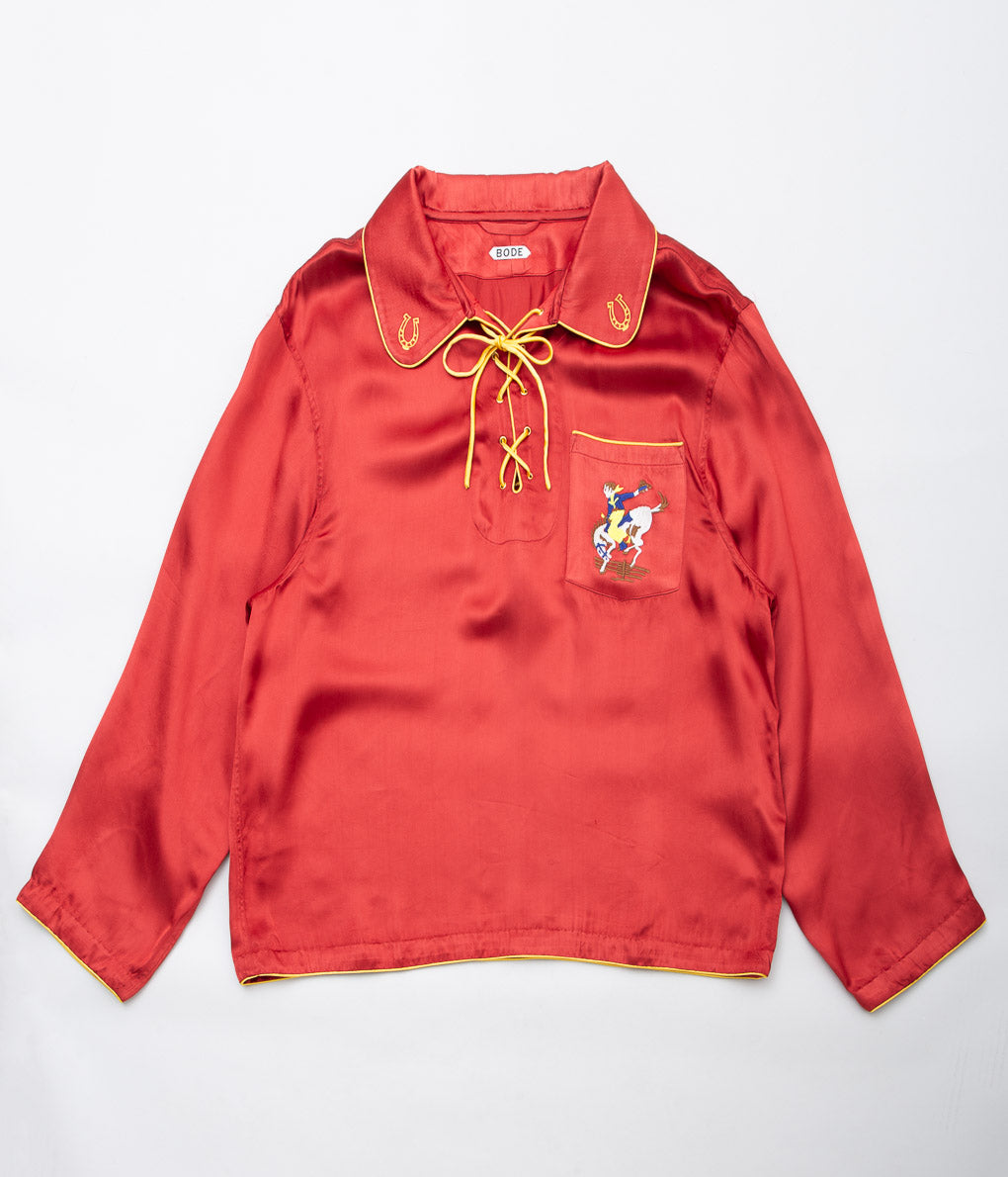 BODE ''BRONCO PULLOVER'' (RED YELLOW) – THE STORE BY MAIDENS