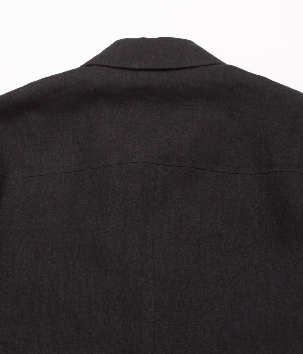 COMOLI  "カナパ ジップショートジャケット"(BLACK)