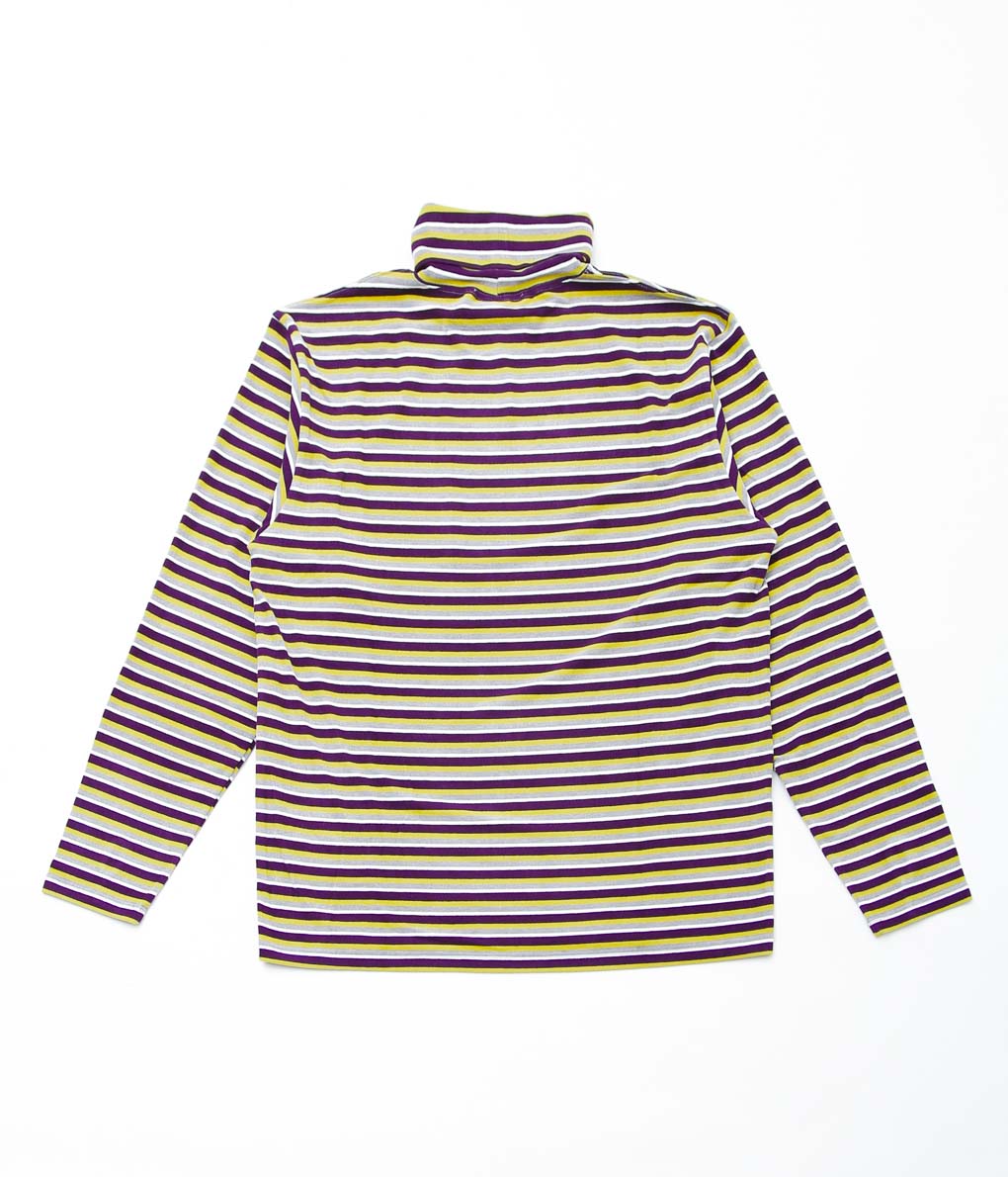 BLACKBIRD ''TURTLE NECK LONG SLEEVE CUTSEWN'' (PURPLE MULTI)