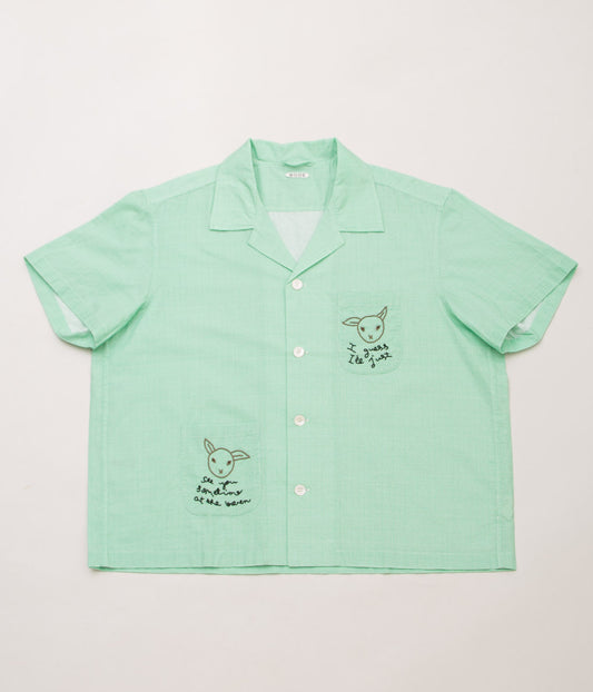 BODE "SEE YOU AT THE BARN SS SHIRT"(WHITE GREEN)