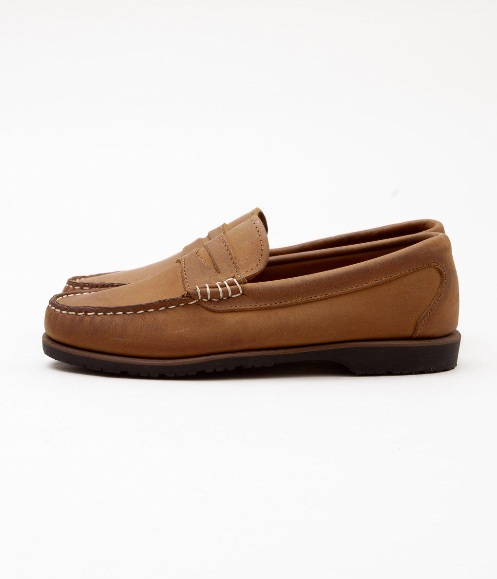 QUODDY TRAIL MOCCASIN ''ROVER PENNY LOAFER'' (CAPETOWN LEATHER)