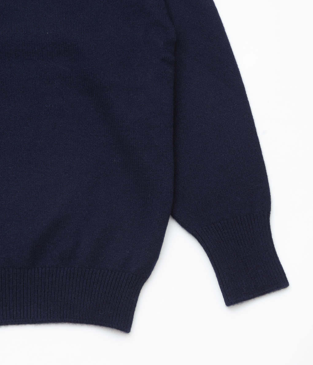 HERILL ''GOLDEN CASH PULLOVER'' (NAVY)