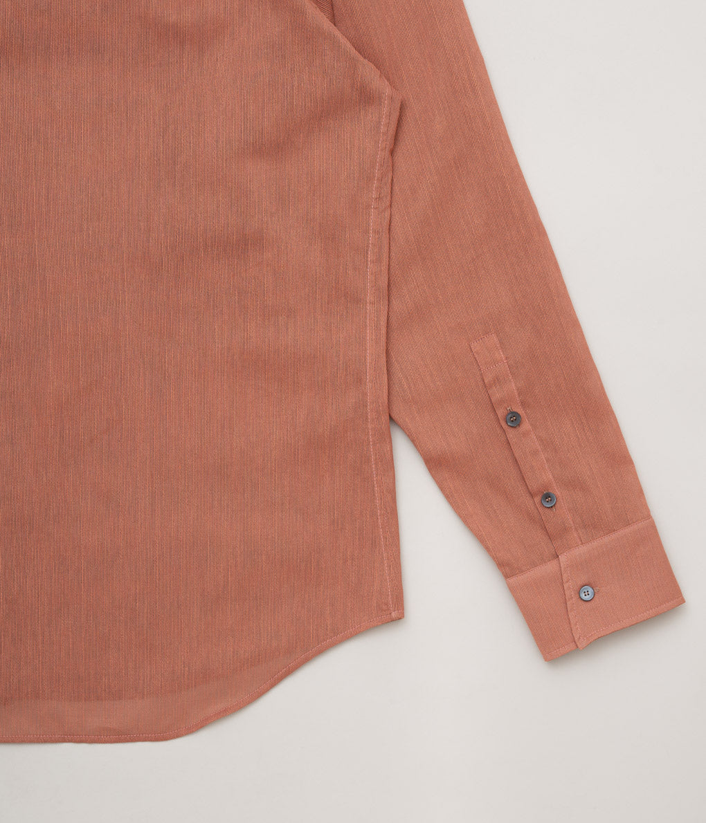 K`ANG''UNISEX 2 FRONT POCKET OVERSIZE SHIRT''(TERRACOTTA)