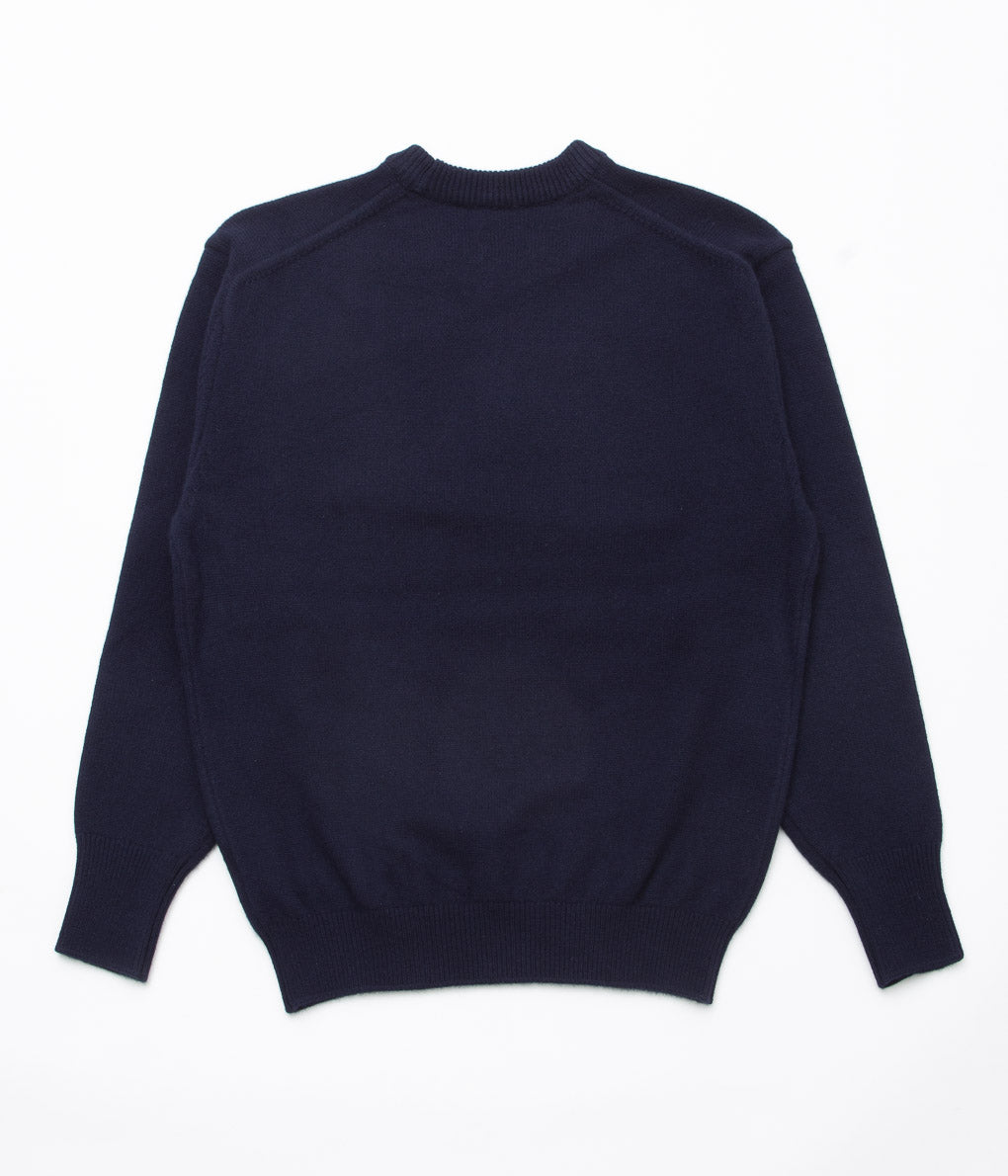 HERILL ''GOLDEN CASH PULLOVER'' (NAVY)