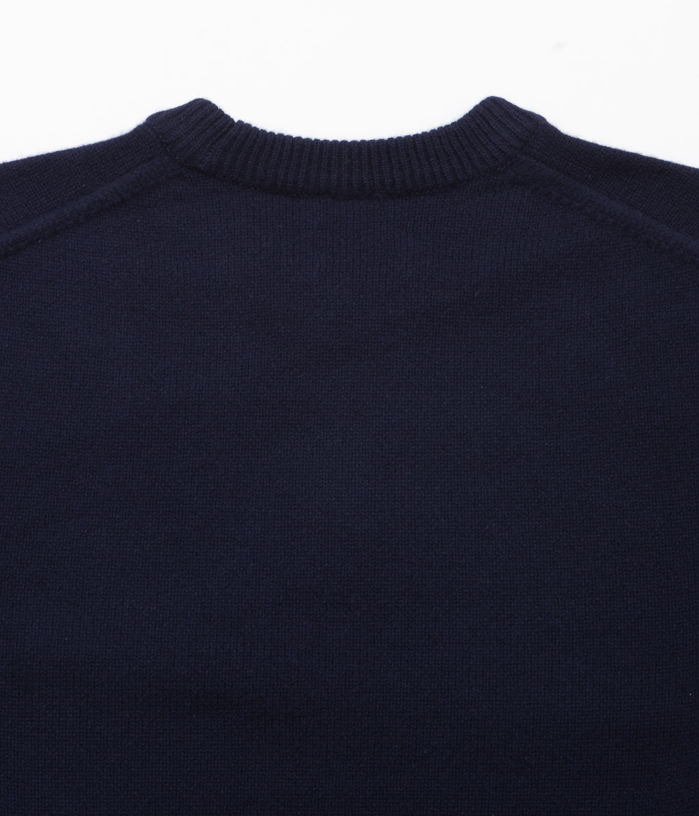 HERILL ''GOLDEN CASH PULLOVER'' (NAVY)