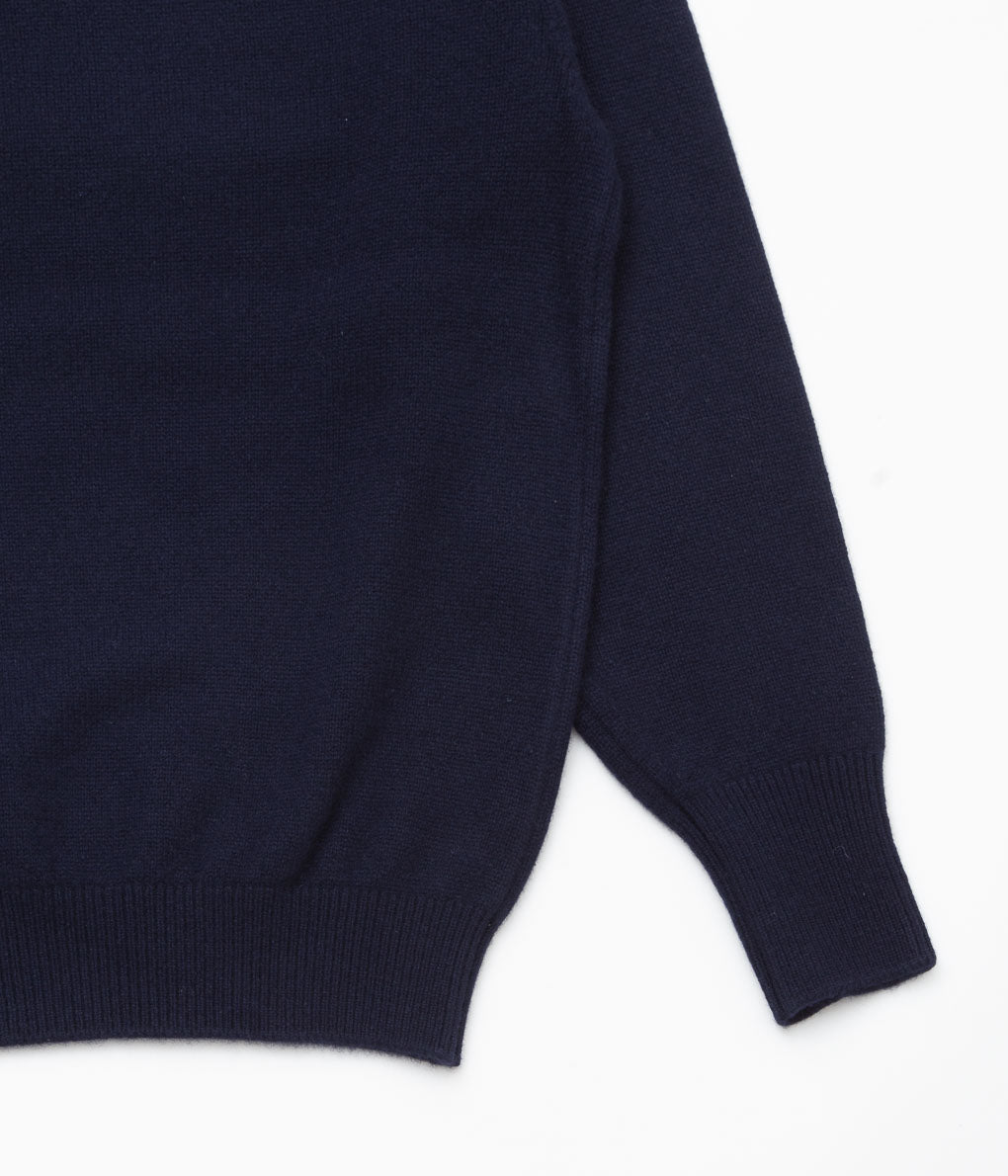 HERILL ''GOLDEN CASH PULLOVER'' (NAVY)