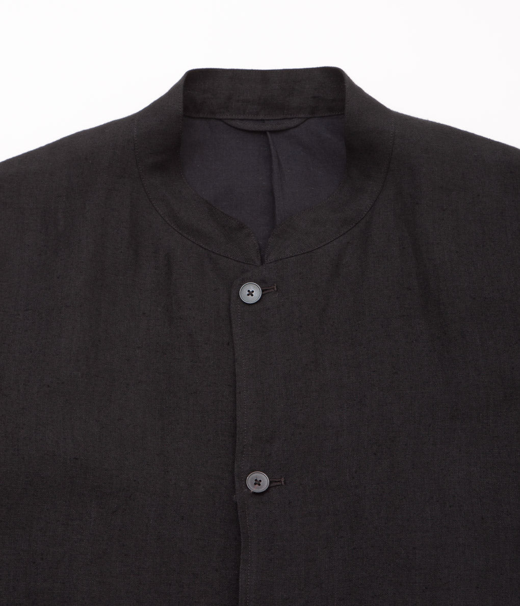 COMOLI  "カナパ スタンドカラージャケット"(BLACK)