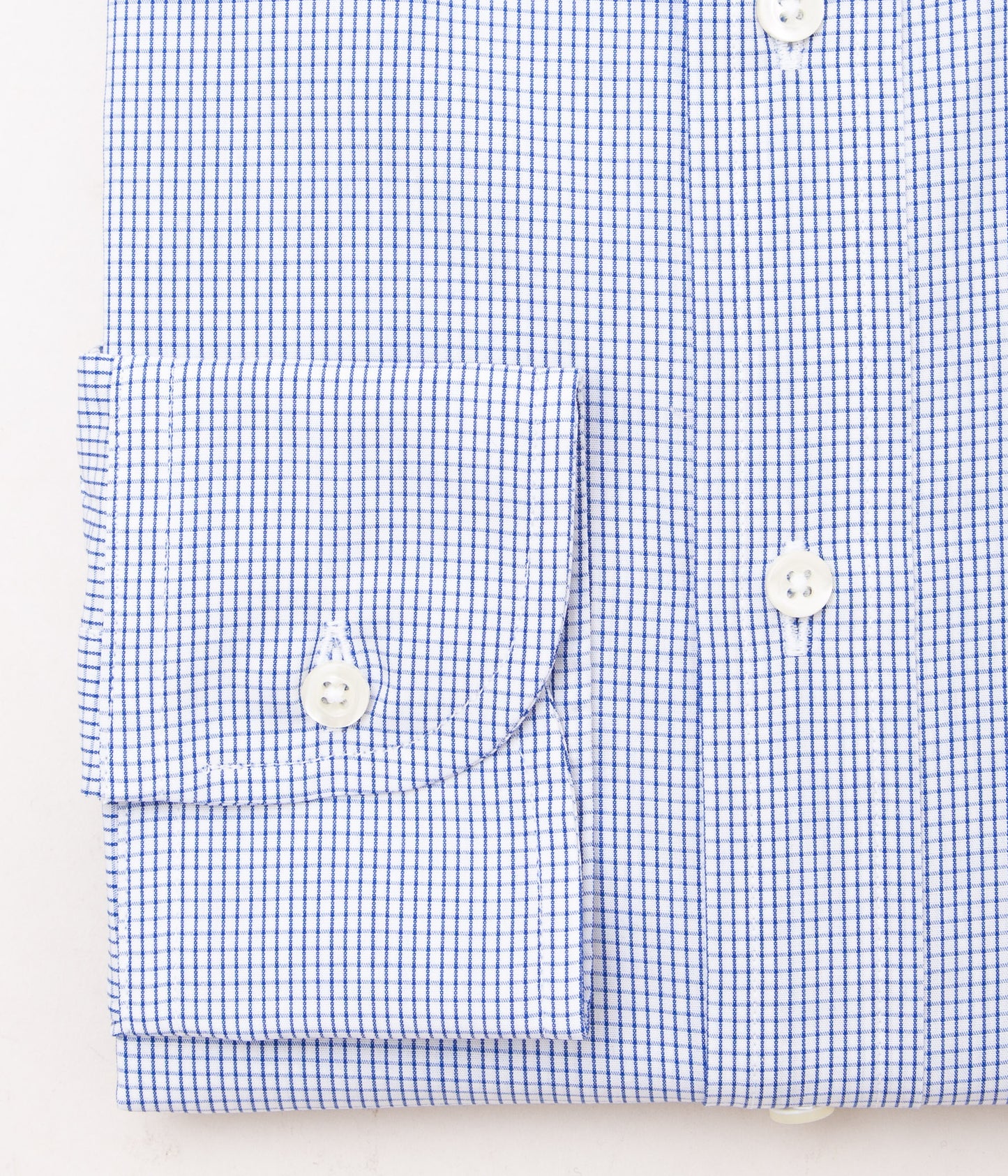 INDIVIDUALIZED SHIRTS "CLASSIC TINY CHECK (CLASSIC FIT BUTTON DOWN SHIRT)	"(BLUE)
