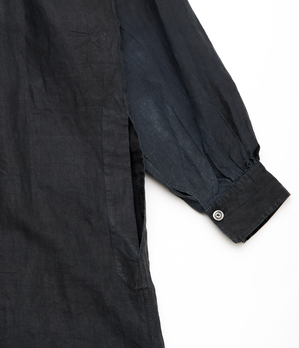 USED&VINTAGE''1890-1900's INDIGO LINEN SMOCK''(INDIGO)