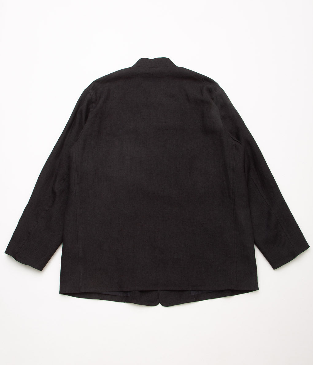 COMOLI  "カナパ スタンドカラージャケット"(BLACK)