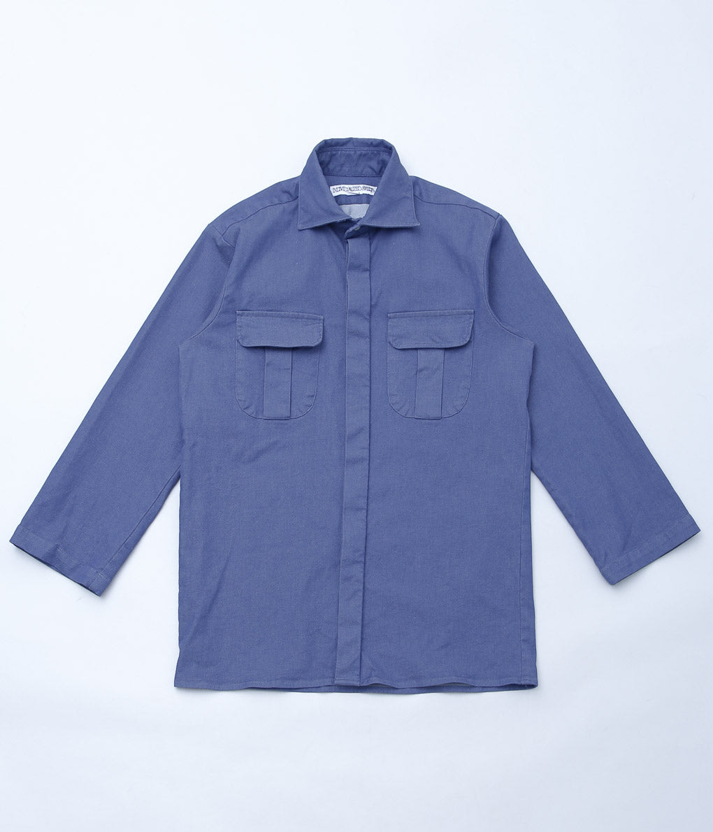 INDIVIDUALIZED SHIRTS ''HUNTER TWILL FLY JACKET'' (BLUE)