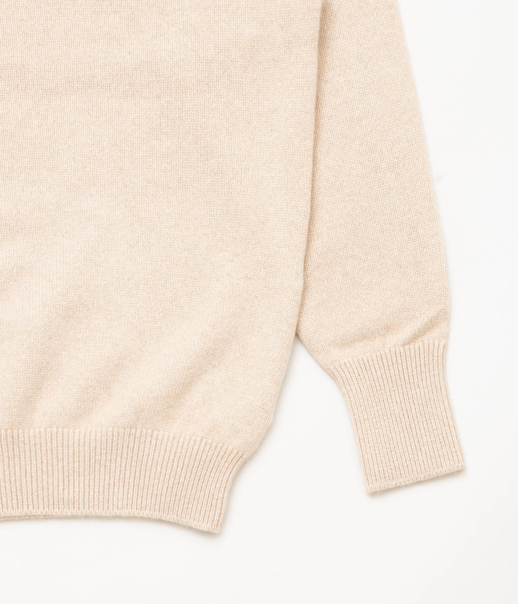 HERILL ''GOLDEN CASH PULLOVER ''(BEIGE)