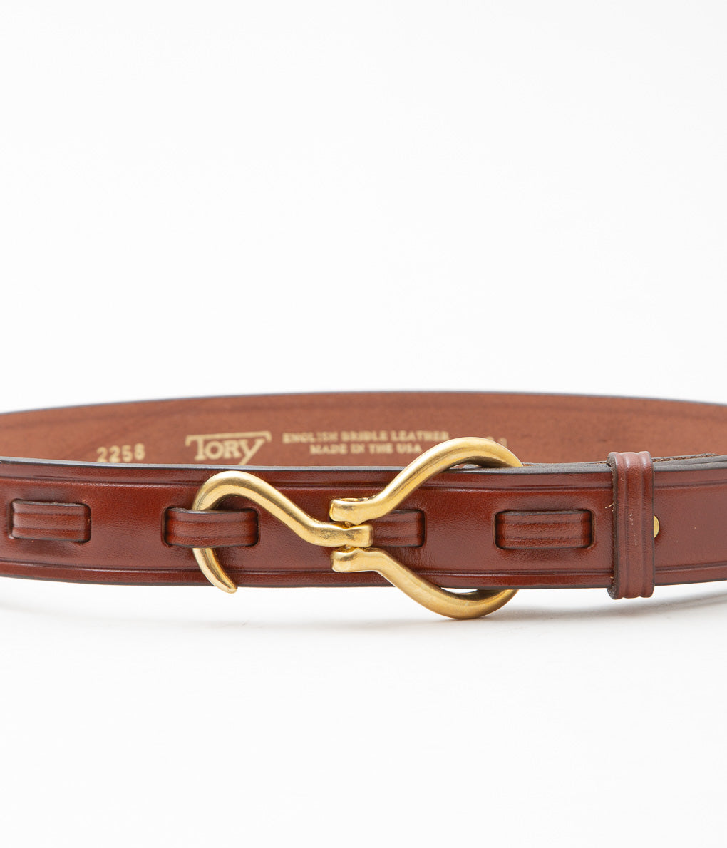 TORY LEATHER ''2258 HOOF PICK BELT'' (OAKBARK/BRASS) – THE TORY LEATHER ''2258 HOOF PICK BELT'' (OAKBARK/BRASS) – THE