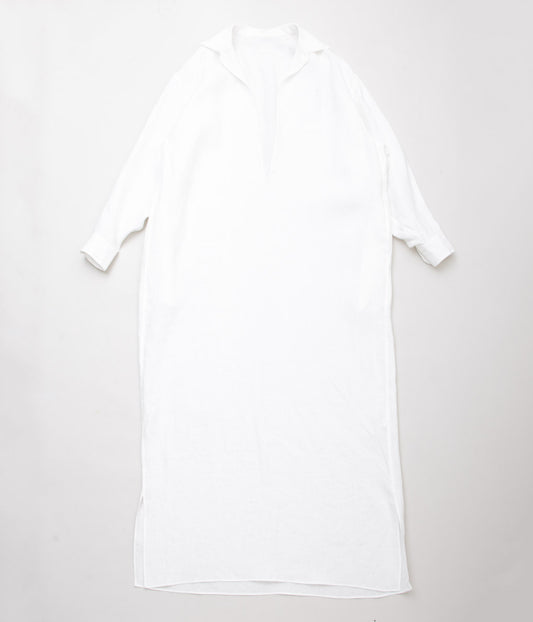 COMOLI  "カナパ ワンピース"(WHITE)