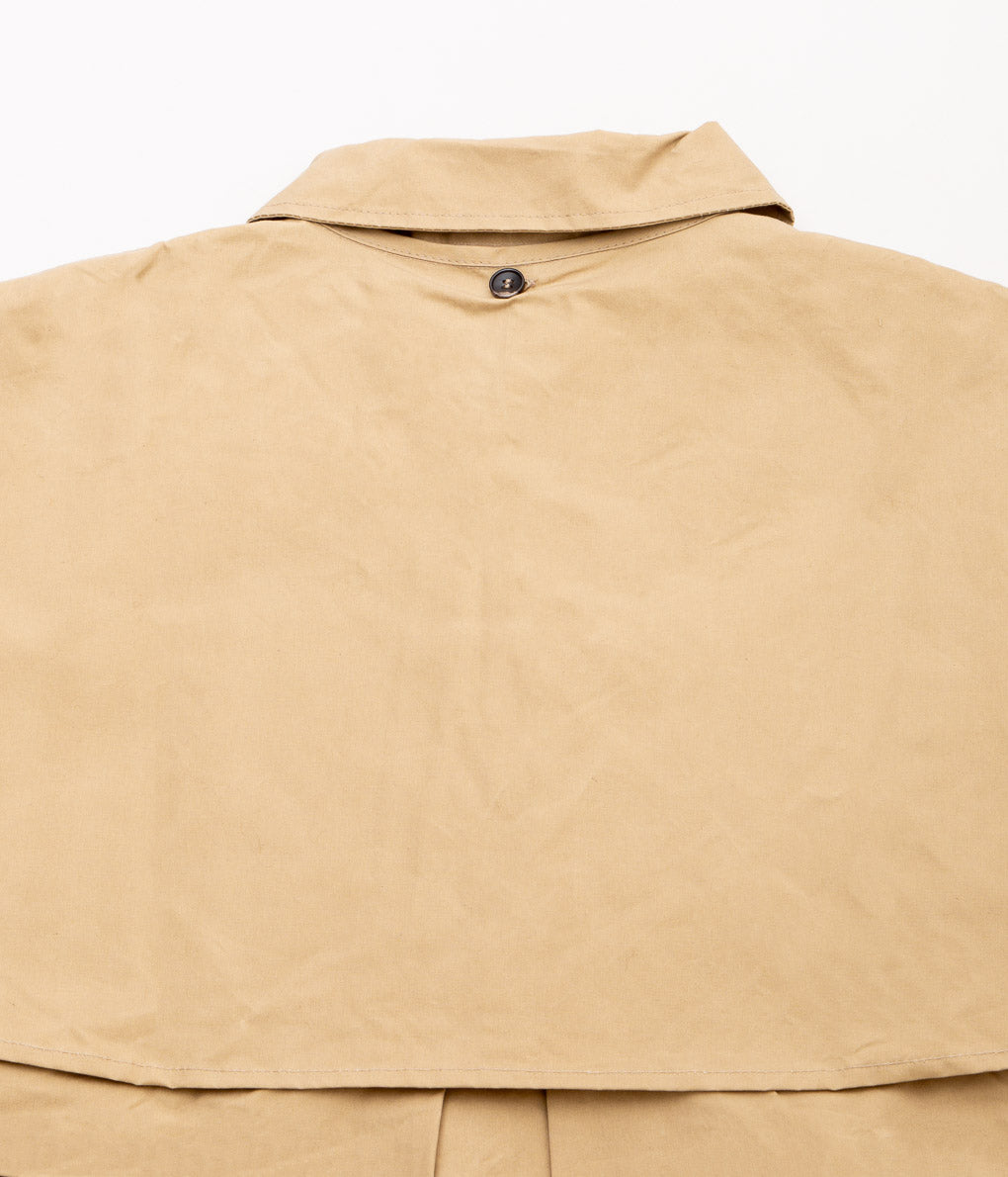 "Not photographed" CAWLEY "BRITISH DRY OILSKIN AlMA MAC" (BEIGE)