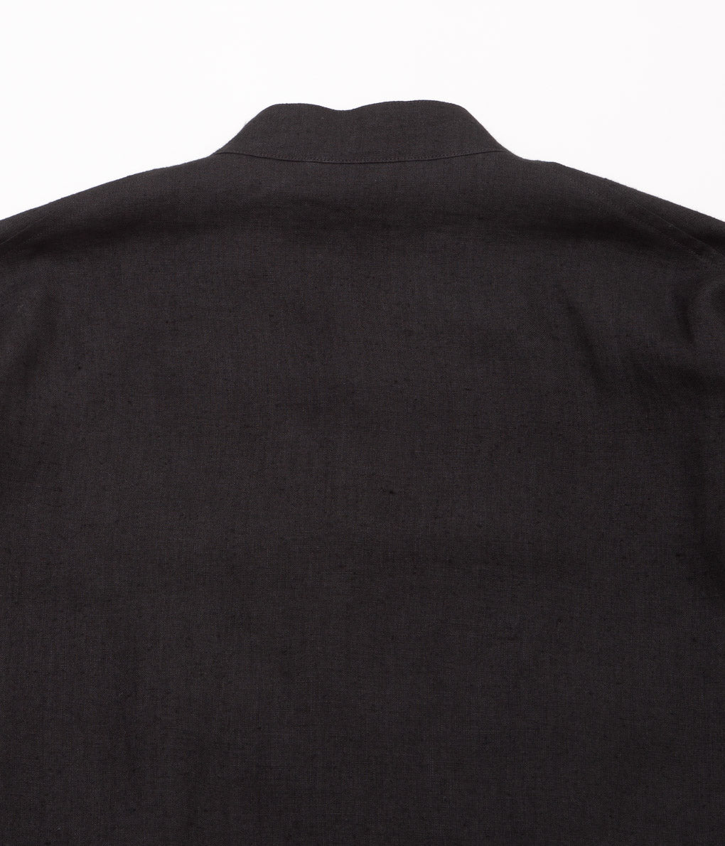 COMOLI  "カナパ スタンドカラージャケット"(BLACK)