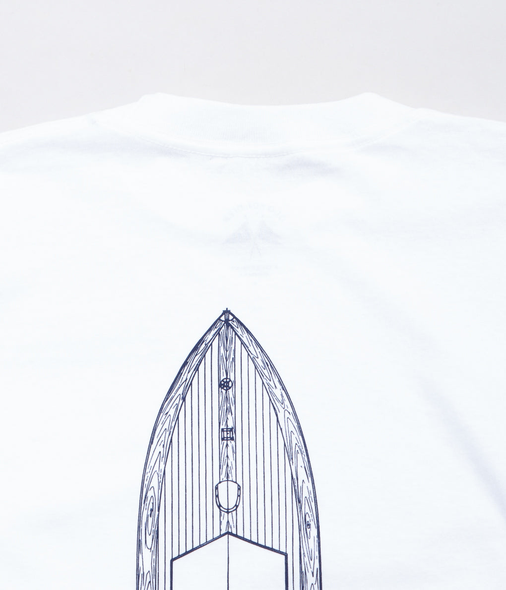 OLD SOLDIER "BLUEPRINT L/S TEE"(WHITE)