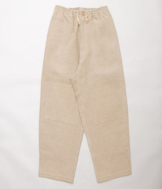 WRIGHT+DOYLE ''GATHERERS TROUSERS'' (BISCUIT)