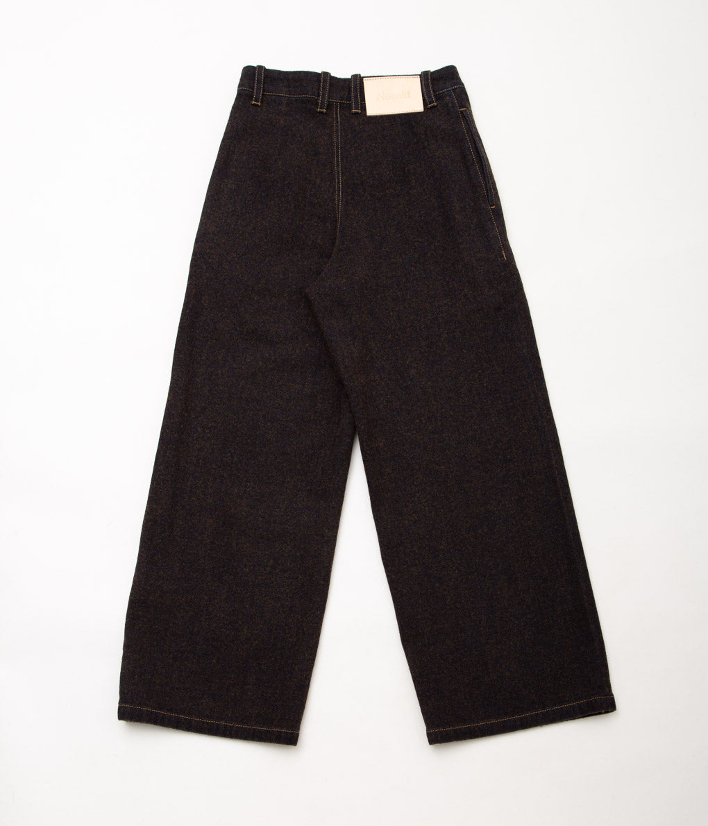 NOMAT "WIDE PANTS" (BROWN)