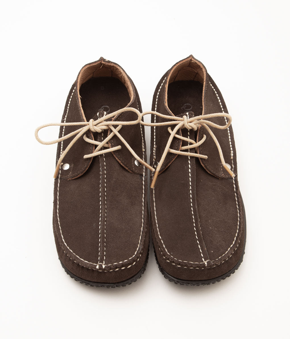 QUODDY TRAIL MOCCASIN ''MERIDIAN ESQ'' (CHOCOLATE SUEDE)