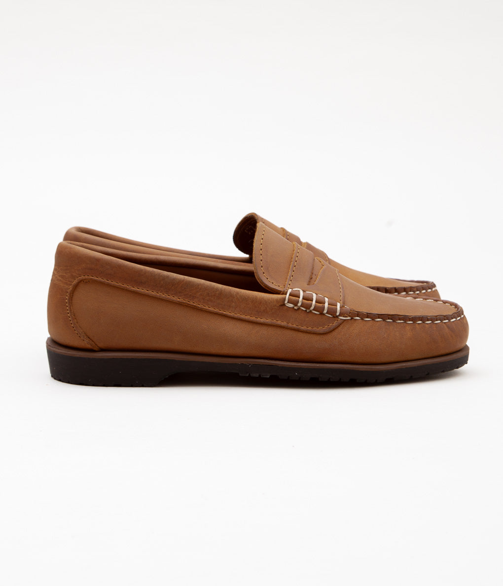 QUODDY TRAIL MOCCASIN ''ROVER PENNY LOAFER'' (CAPETOWN LEATHER)