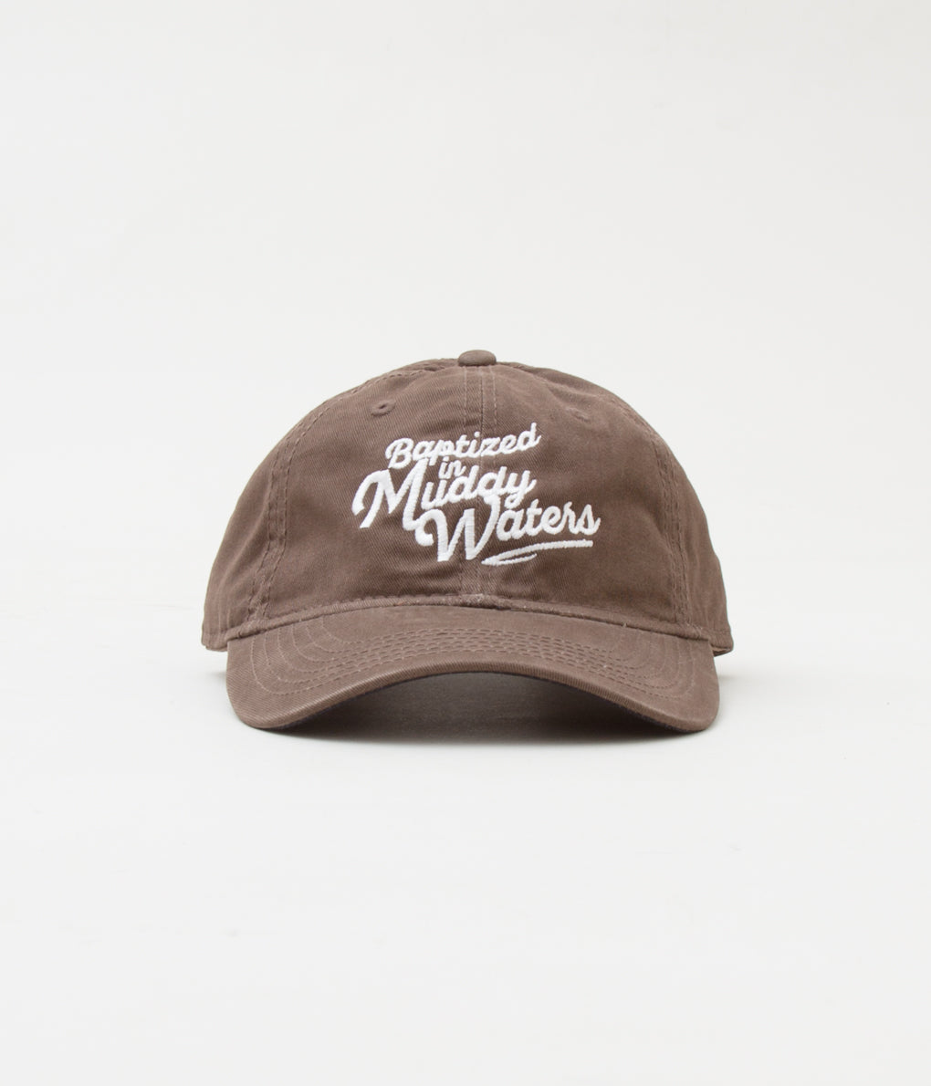 BLUESCENTRIC "BUPTIZED IN MUDDY WATERS CAP"(BROWN)