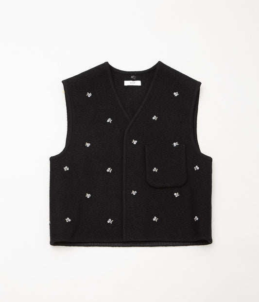 RIER ''WALKER GILET CITY'' (BLACK FLOWERS)