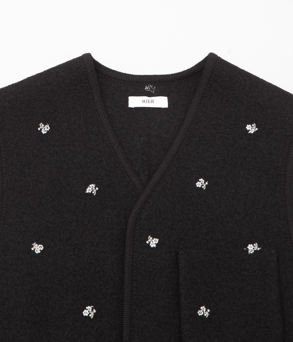 RIER ''WALKER GILET CITY'' (BLACK FLOWERS)