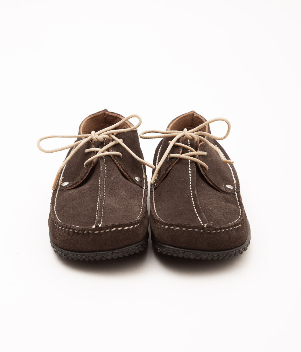 QUODDY TRAIL MOCCASIN ''MERIDIAN ESQ'' (CHOCOLATE SUEDE)