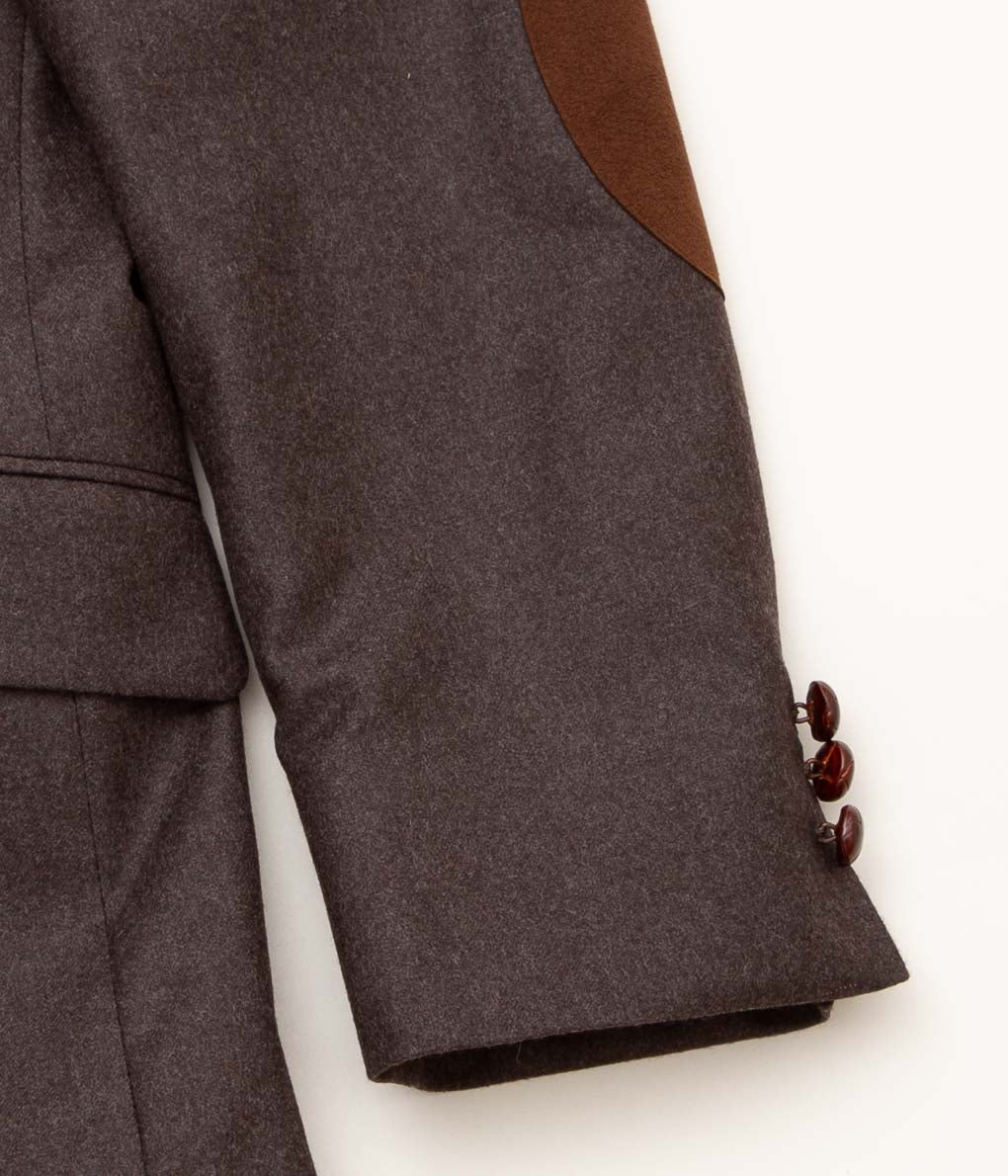 INDIVIDUALIZED CLOTHING "COUNTRY BLAZER"(BROWN)