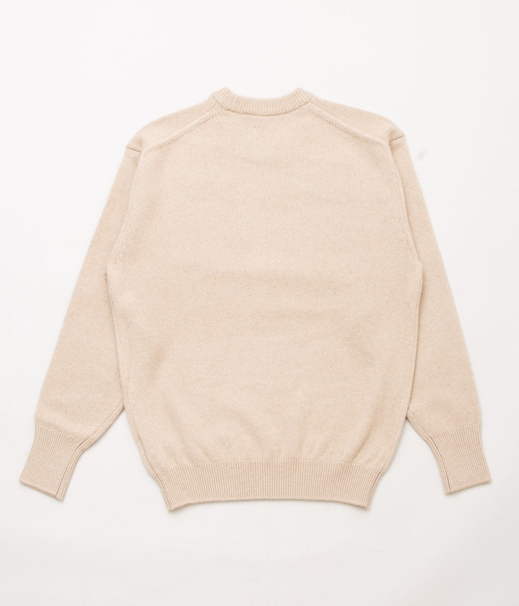 HERILL ''GOLDEN CASH PULLOVER ''(BEIGE)