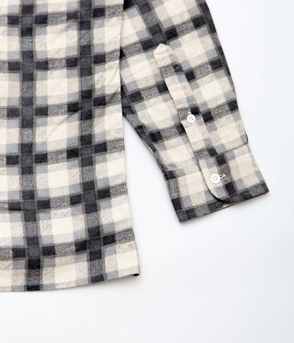 MOJITO ''ABSHINTH SHIRT_# 20 FLANNEL PRINT''(GREY)